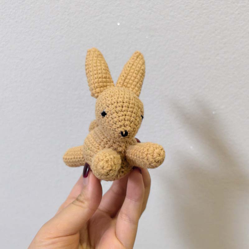 1 pçs adorável crochê coelho d - Baby Nursery Unisex avaliação e preço