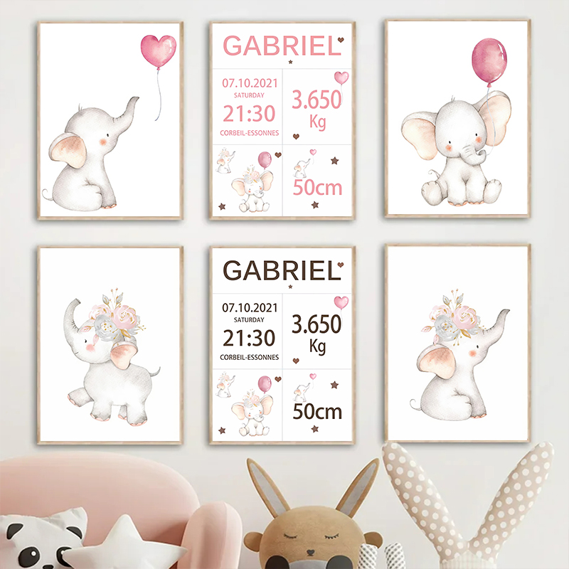 Rosa bebê nome personalizado d - Baby Nursery Pink avaliação e preço