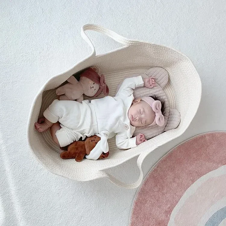 Portátil bebê moisés cesta por - Baby Nursery Bed avaliação e preço