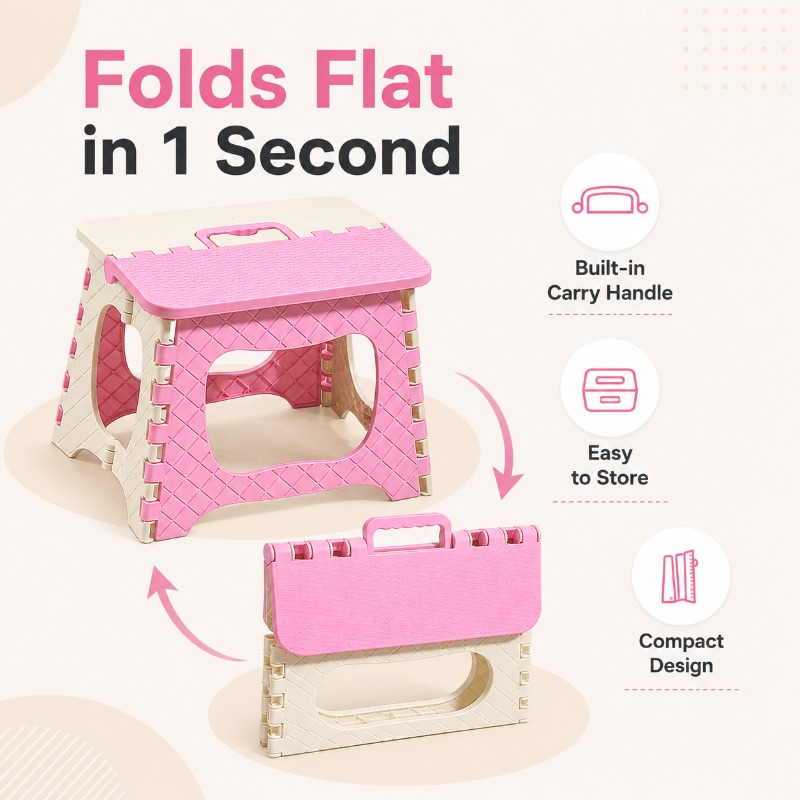 Banquinho Dobrável Portátil de - Baby Nursery Chair avaliação e preço