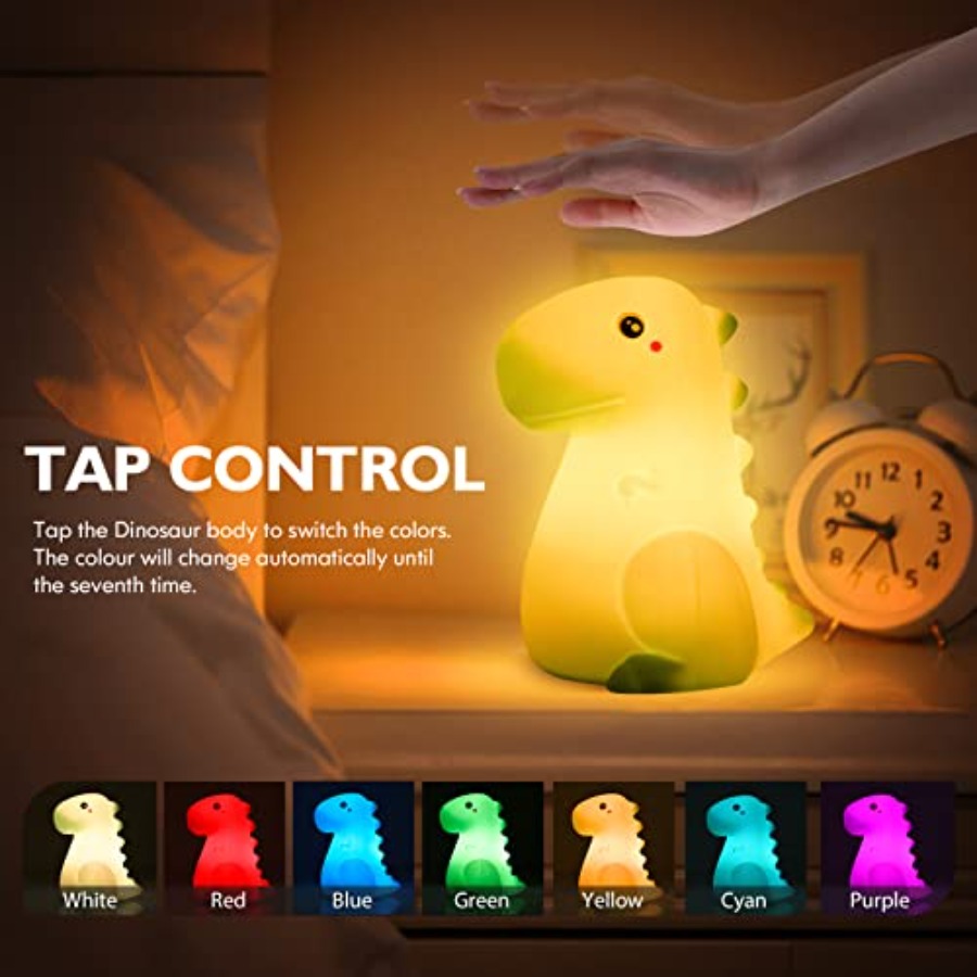 Luz Noturna LED de Dinossauro  - Baby Nursery Colors avaliação e preço